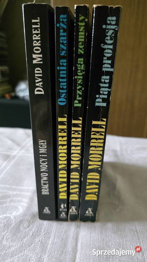 David Morrell książki ISBN 8385423702 Gliwice sprzedam
