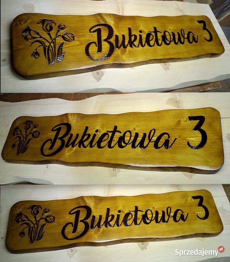 tablica drewniana ozdobna szyld ozdobny z drewna Andrychów sprzedam