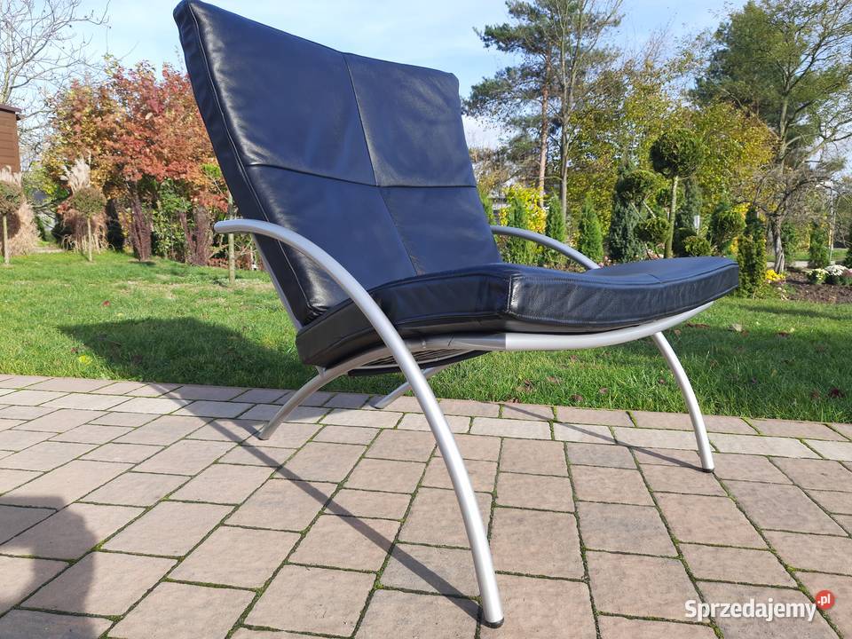designerski fotel Harvink skóra Strzelno