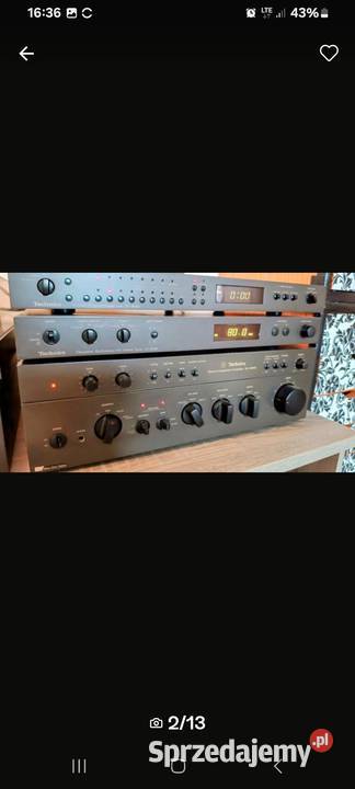 Technics zestaw Wzmacniacze i pokrewne Paszkówka sprzedam