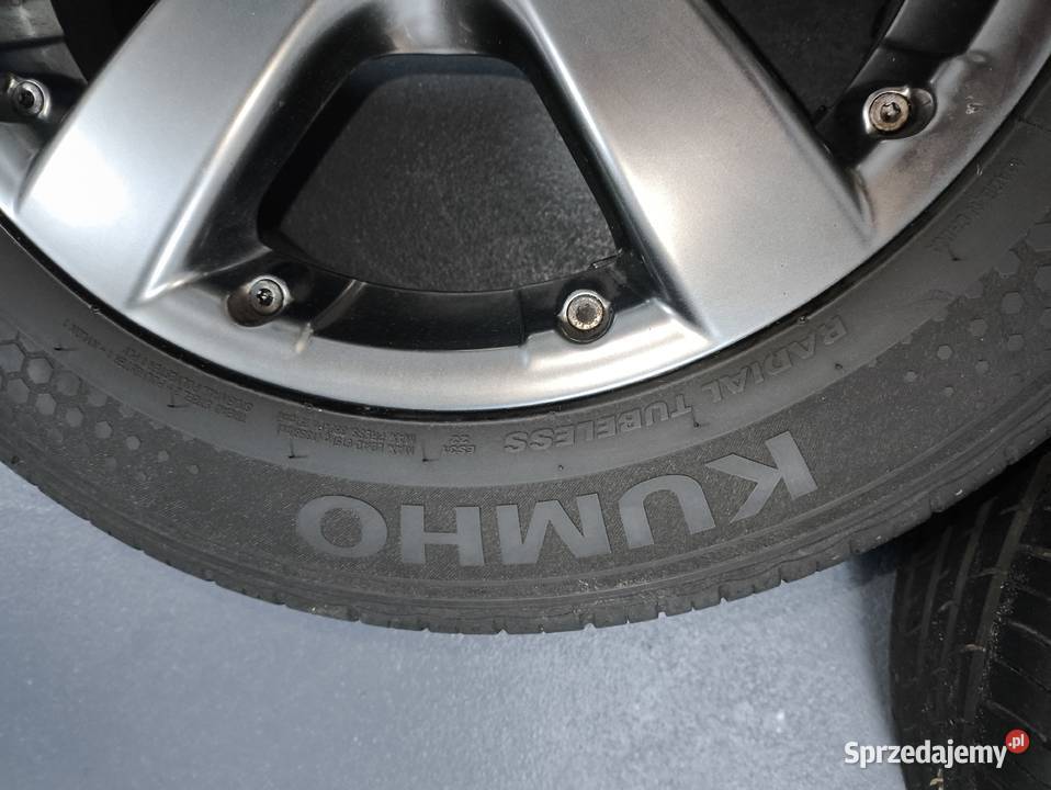 Alufelgi 16 5x110 opel z oponami kumho Ecowing Skała