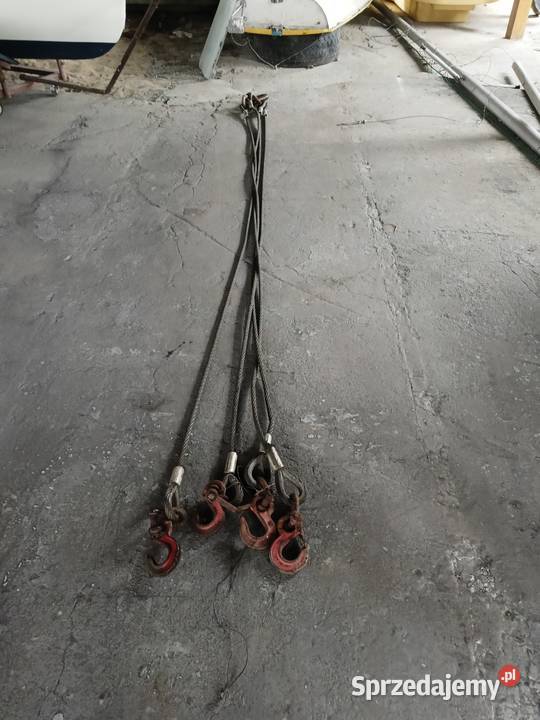 Zawiesia dźwigowe 3m dł Biznes i Przemysł Chojnice sprzedam