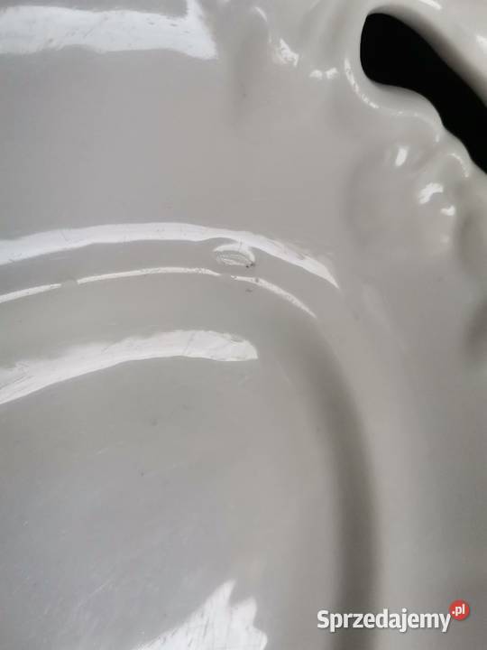 Stary przedwojenny duży półmisek porcelana śląskie Katowice