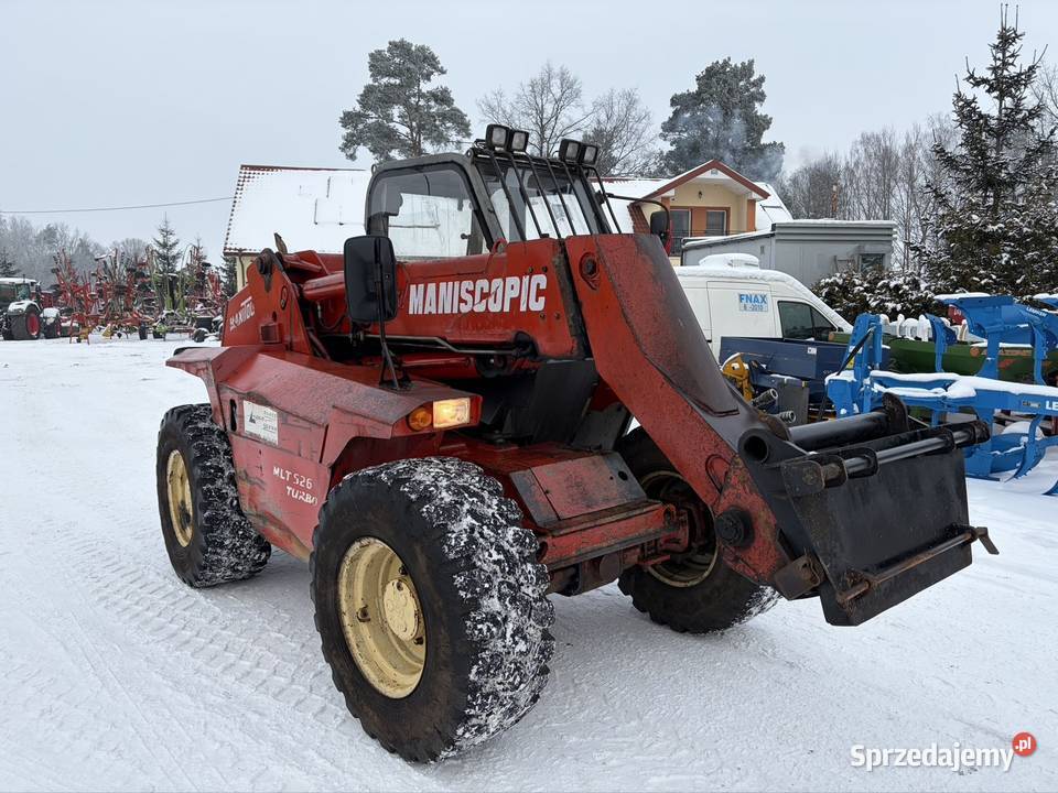 Ładowarka teleskopowa Manitou MLT 526 turbo mazowieckie Myszyniec sprzedam