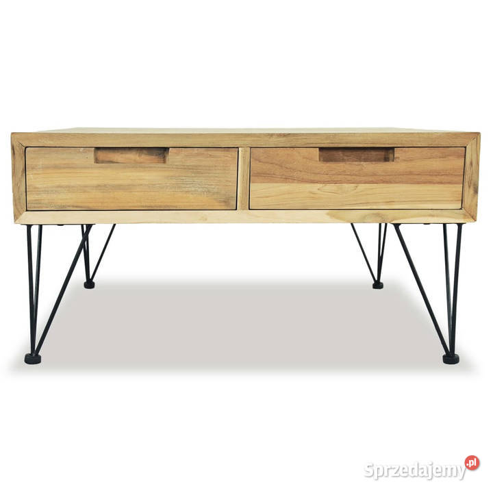 Stolik kawowy 80 x 80 x 40 lite drewno tekowe Warszawa sprzedam