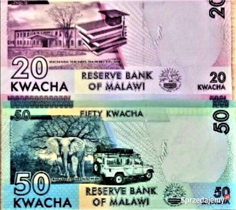 MALAWI 2012komplet 6 banknotów UNC wysyłka Człuchów