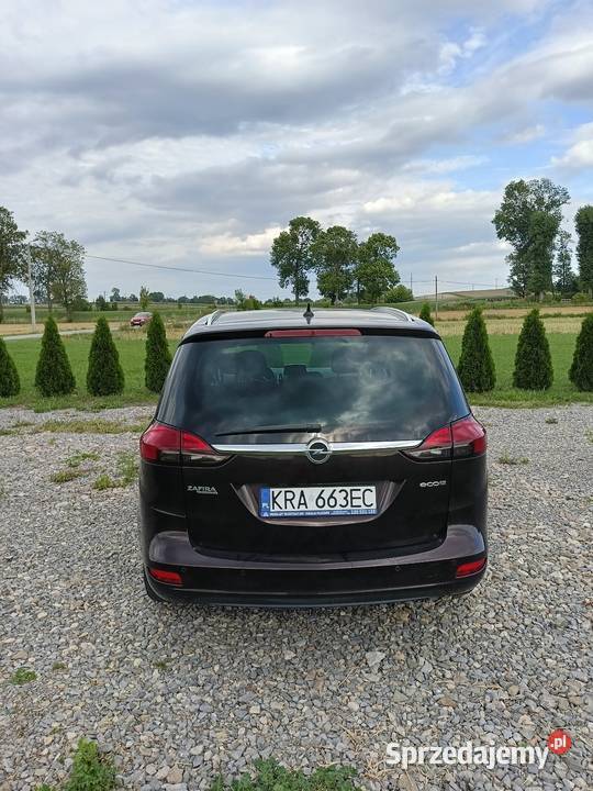 Opel Zafira Tourrer 2016 14 Turbo benzyna gaz 135240km Słomniki