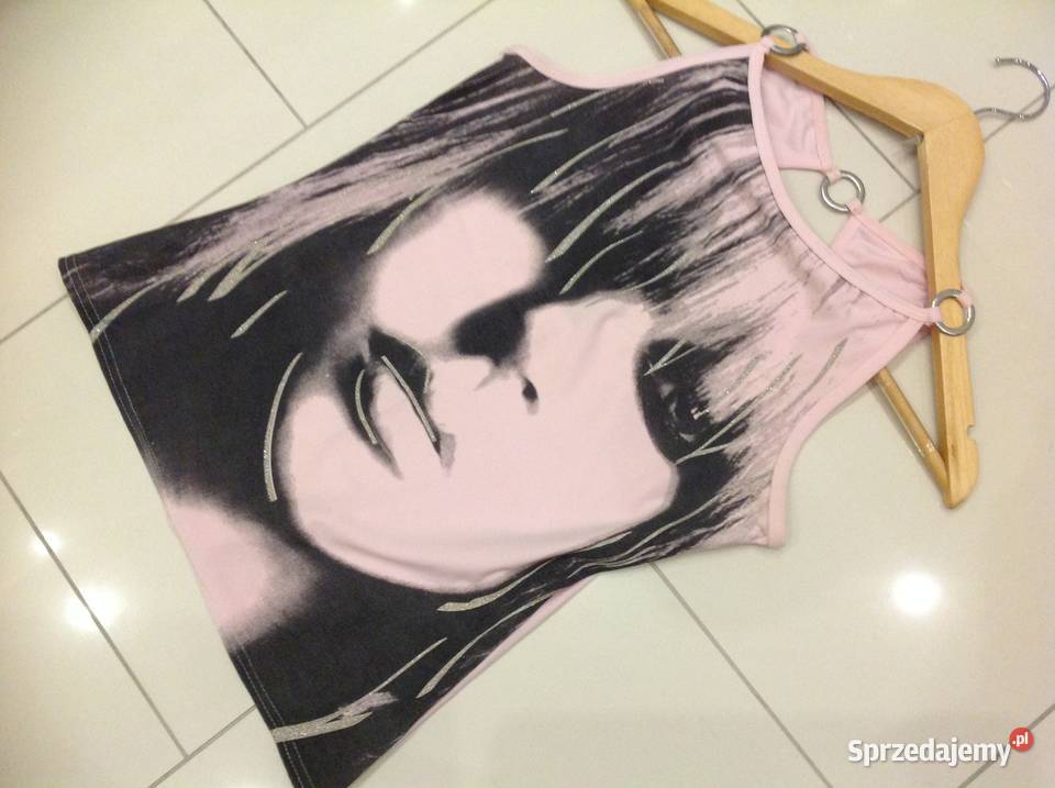 Bluzka Damska S Pudrowy Róż bez rękawa Nowa Sól