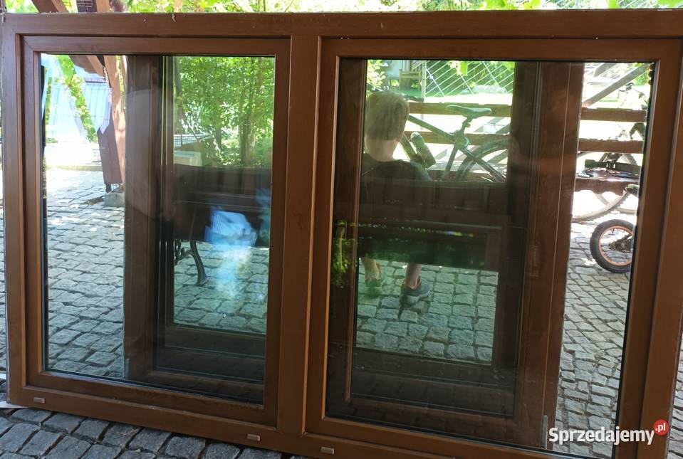 Sprzedam okna kolor jasny dąb Dom i Ogród Iwkowa