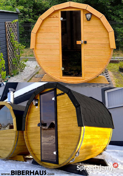 SAUNA Ogrodowa 150 MIKRO Akcesoria BECZKA Nowy Targ