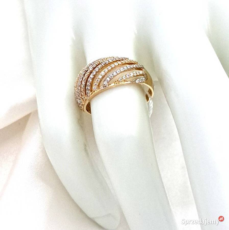 Pierścionek r15 Złoty pr333 sygnet Francuski Pierścionki Poznań