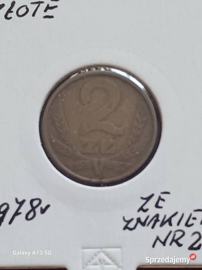 2 złote 1978 r 2 ze znakiem mennicy Konin