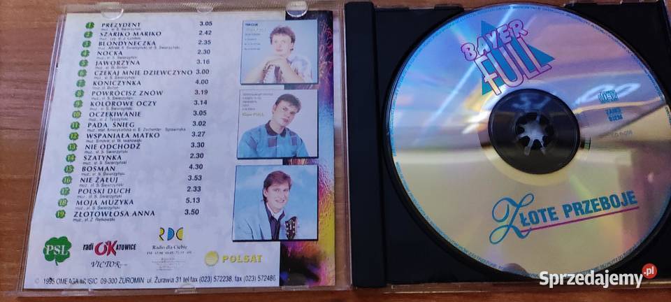 bayer full złote przeboje 1995 omega music Gliwice
