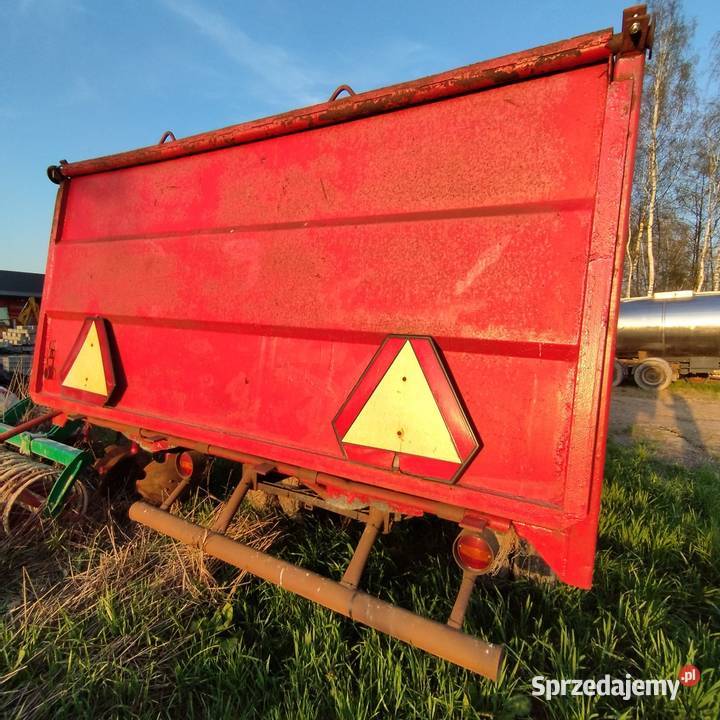 Przyczepa wywrotka jednoosiowa 10 ton Przyczepy rolnicze Michów