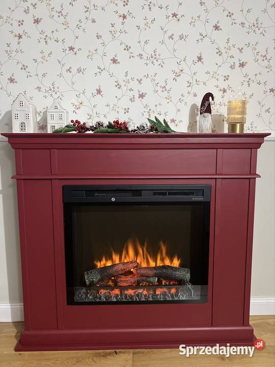 Kominek Star drewniany burgund wkład grzewczy Gdańsk sprzedam