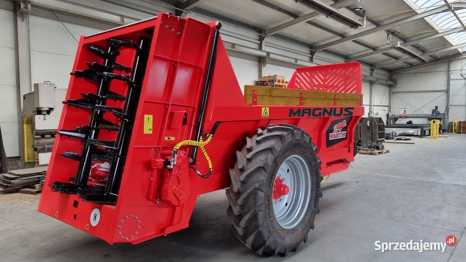 Rozrzutnik obornika jednoosiowy MAGNUS King nowy Goszczanów