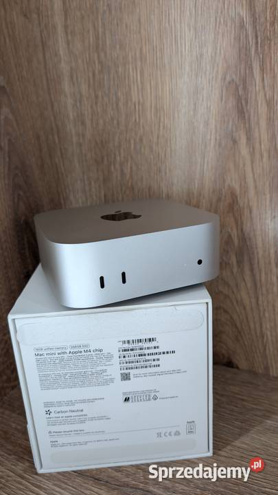 Mac Mini M4 16GB 256GB SSD MU9D3ZEA Model A3238 Pozostałe Ruda Śląska
