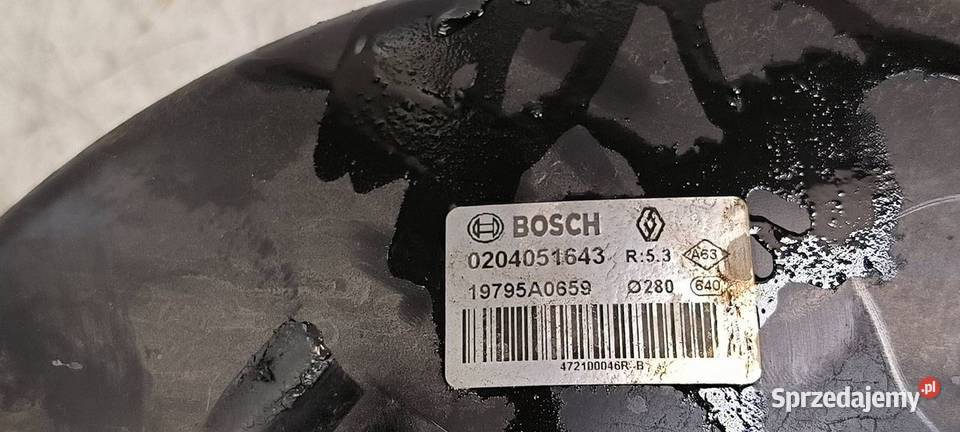 SERWO HAMULCOWE RENAULT LAGUNA III 0204051643 Pozostałe Lipno sprzedam