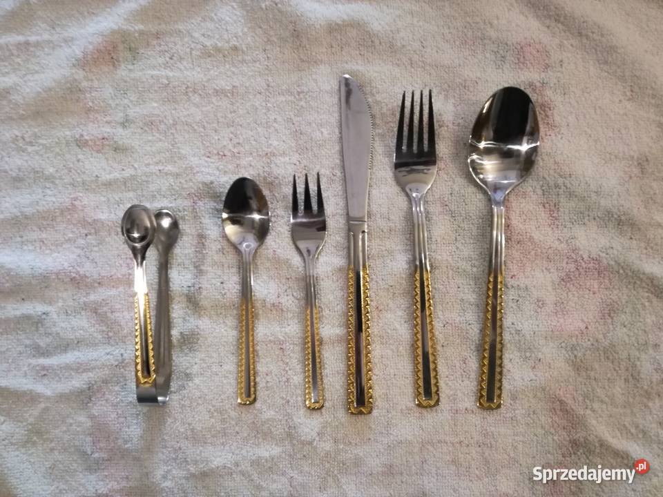 ZŁOCONE SZTUĆCE SOLINGHOFF W WALIZCE