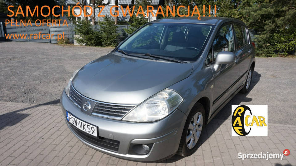 Nissan Tiida zarejestrowany ubezpieczony Zielona Góra