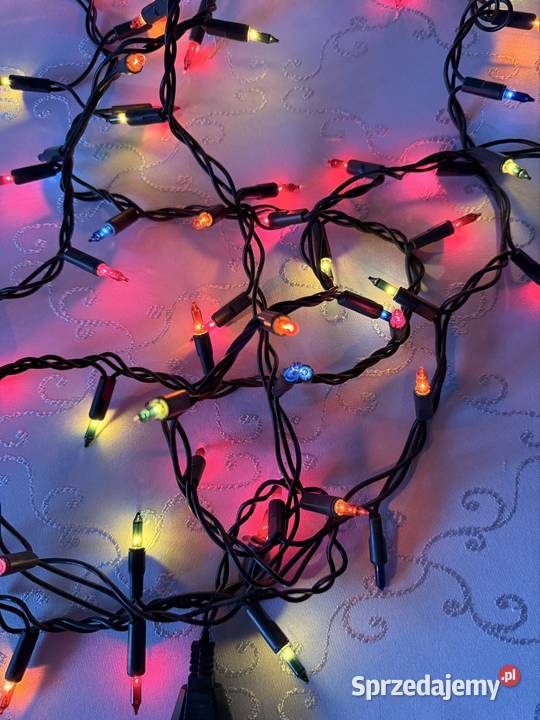 Lampki Choinkowe Goliat 100 lampek 55m Kolorowe Czerwionka-Leszczyny sprzedam