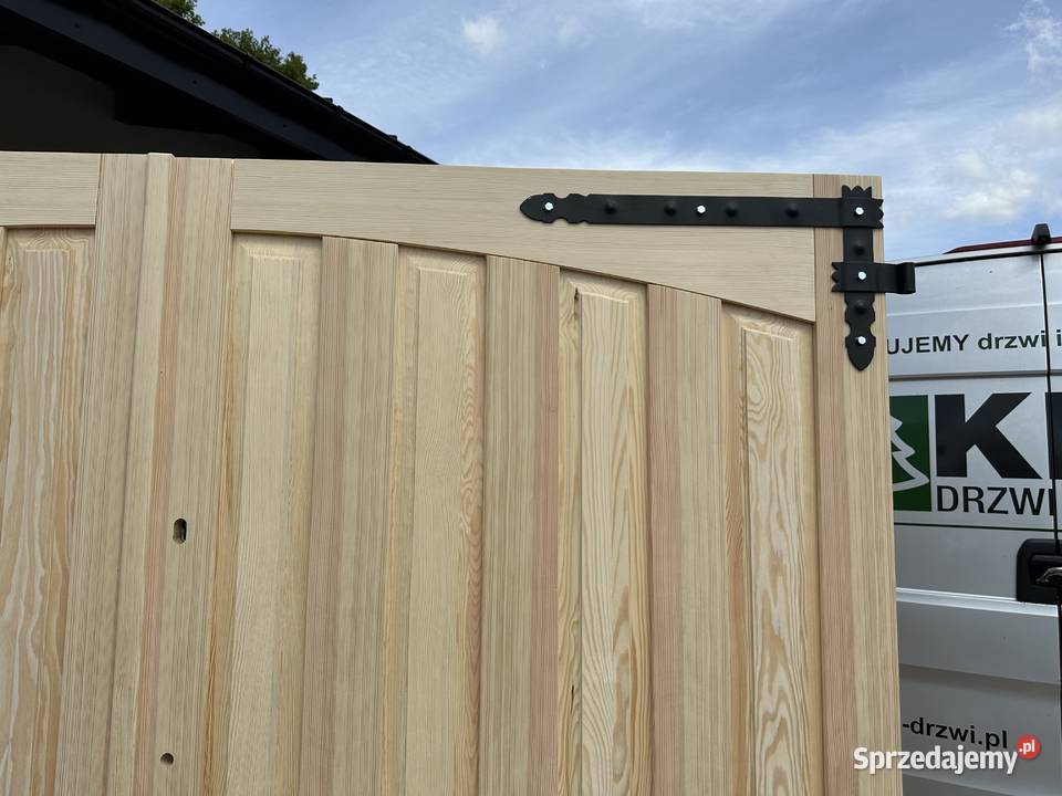 Drzwi brama garażowa drewniane NA KAŻDY WYMIAR kujawsko-pomorskie Grzybno sprzedam