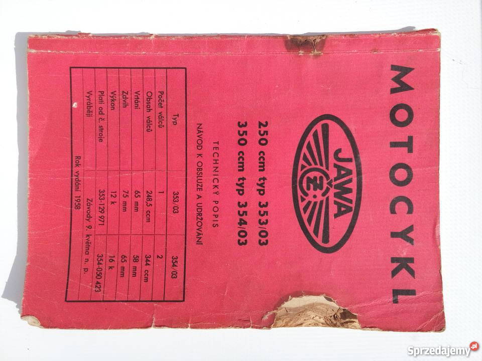 Jawa 250 typ 353 Kivacka Żyrardów