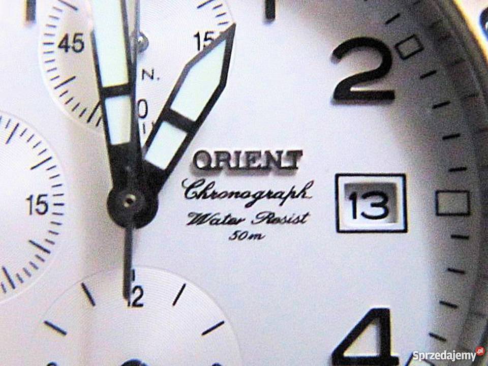Japoński zegarzegarek Orient Quartz Chronograph Zegarki Nysa