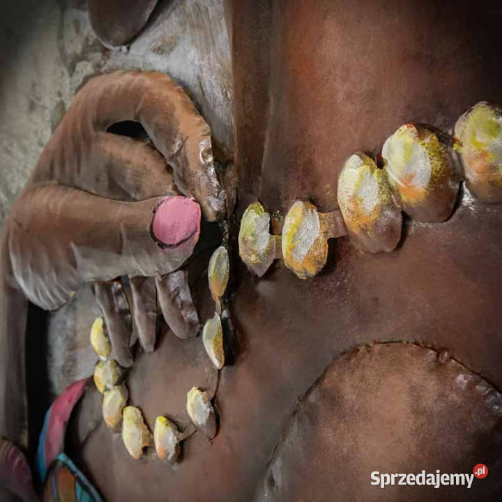 Obraz metalowy 3D LOFT LADY AFRYKA 80x120 sprzedam