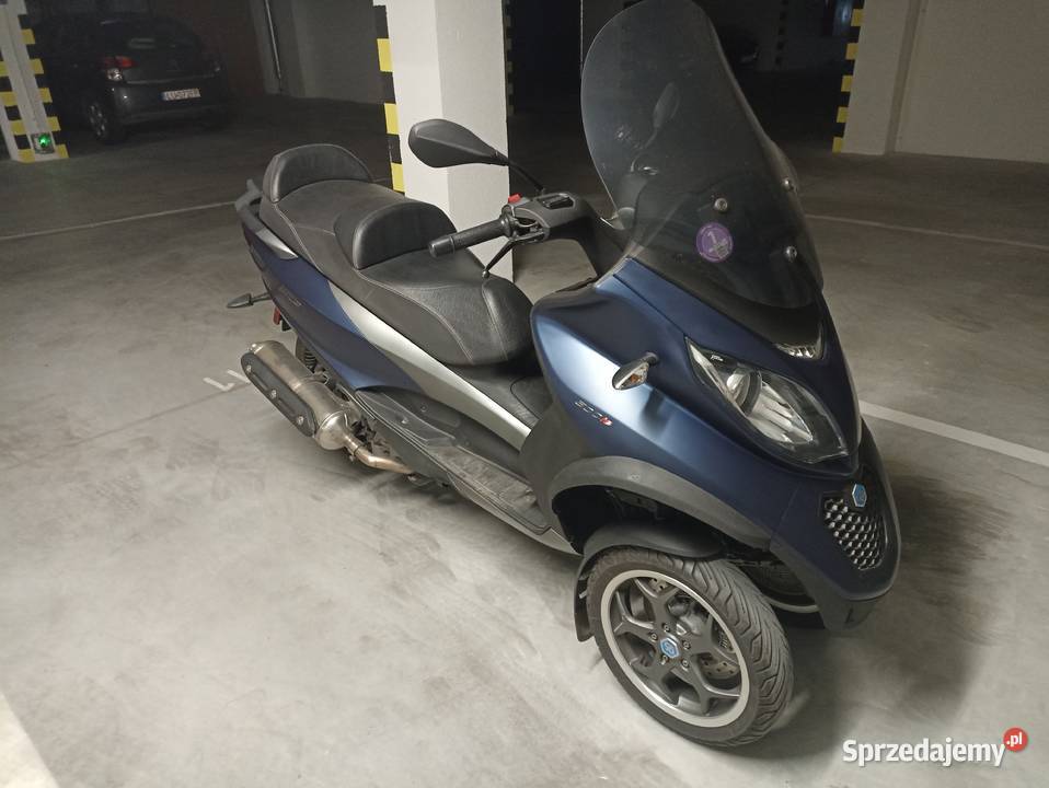 Skuter PiaggioMP3 500 granatowy lubelskie Lublin sprzedam