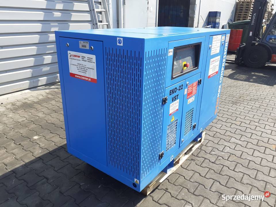 Sprężarka śrubowa EKOMAK EKO22 DVST 22kw 32m Wilków