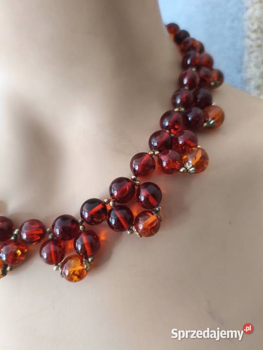 Kolia bursztyn kulki Białystok