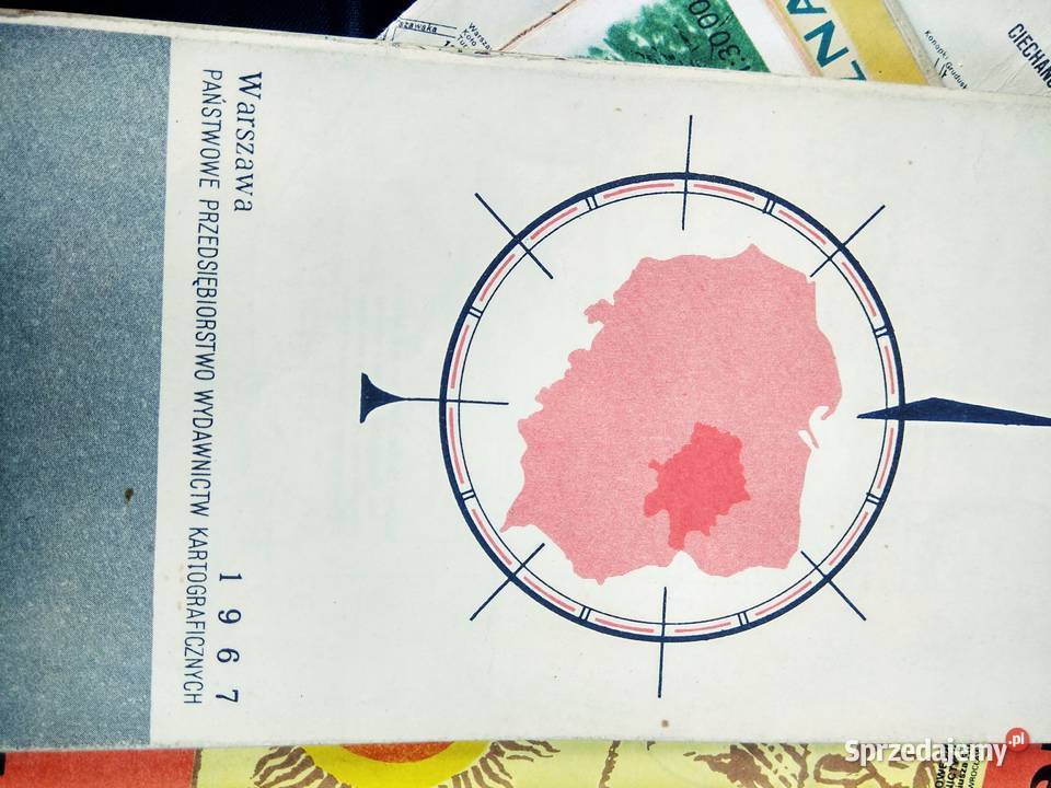 Województwo warszawskie Mapy księgarnie Warszawa