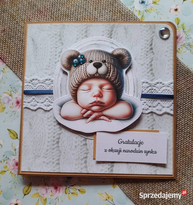Kartka Pamiątka Chrztu ŚwiętegoPamiątka Narodzin Ryki