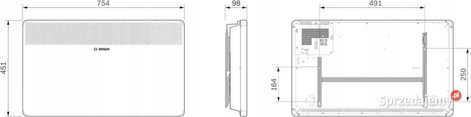 Grzejnik konwektorowy Bosch Thermotechnik 400020 Jadowniki