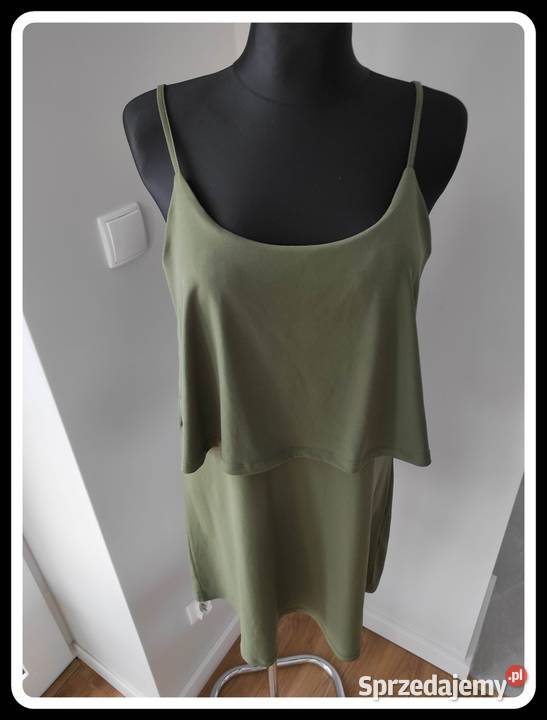 Reserved sukienka na ramiączkach khaki 42 XL Płock