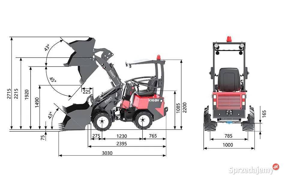 Ładowarka kołowa KRAFT K160H 600 ŁADOWNOŚĆ Nysa sprzedam