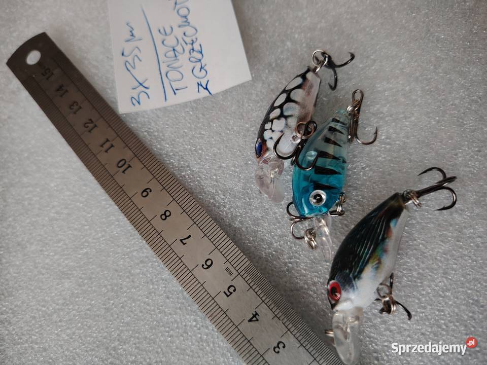 Pakiet x5 woblerki Kłodzko