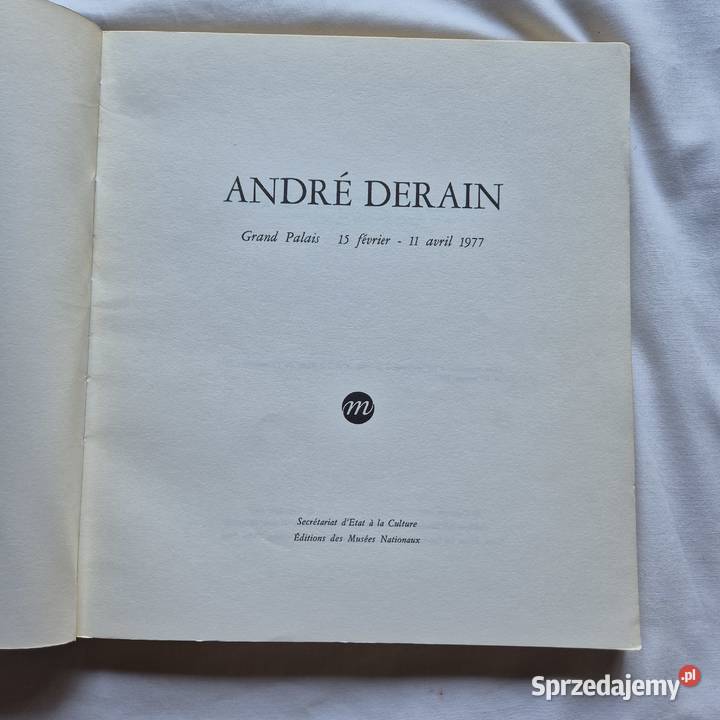 Andr Derain album katalog wystawy Grand Palais Brzesko