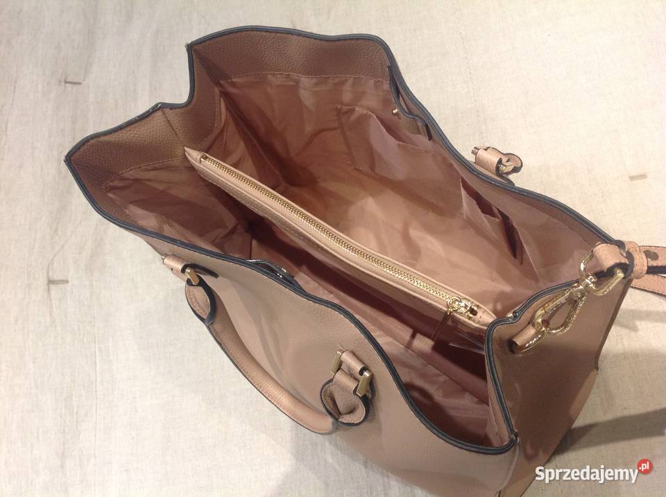 Torebka Torba Skórzana Damska HM j nowa 41cm Nowa Sól