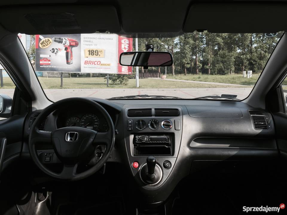 Honda Civic VII 2002 14 90 Hatchback 3d nieuszkodzony Trzebiatów sprzedam