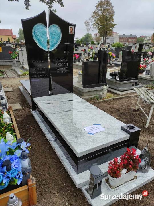 Nagrobek nowoczesny pomnik szkło kamień marmur sprzedam