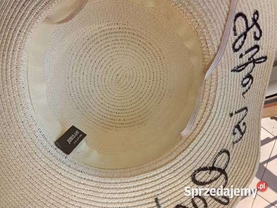 PIĘKNY KAPELUSZ SŁOMIANY Grodzisk Mazowiecki