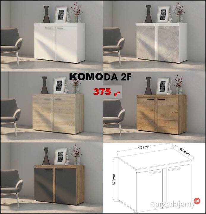 Duża meblościanka plus komoda zestaw mebli do Komplety mebli Katowice