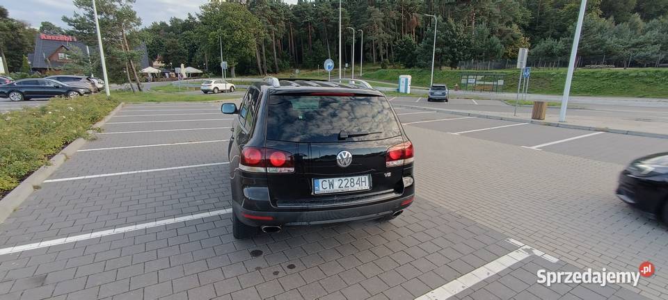 VOLKSWAGEN TOUAREG 42 V8 MEGA STAN skórzana tapicerka Rumia