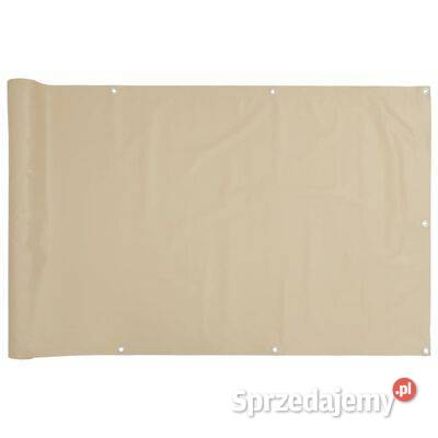 vidaXL Parawan balkonowy z tkaniny Oxford 90x400 mazowieckie Warszawa