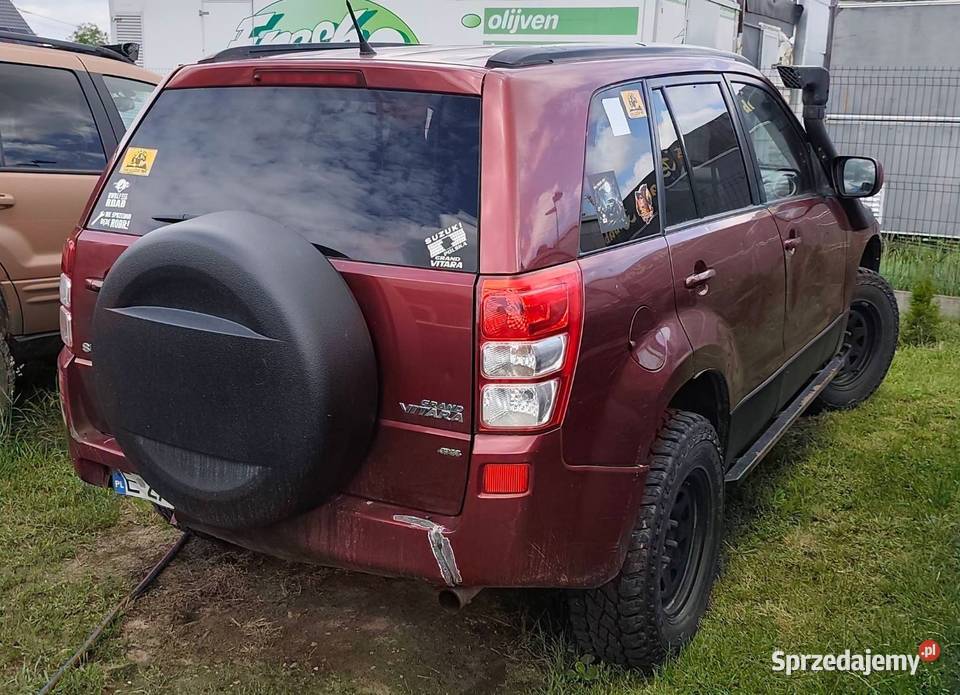 Suzuki grand vitara 27 LPG lift 4 wyciągarka Łódź