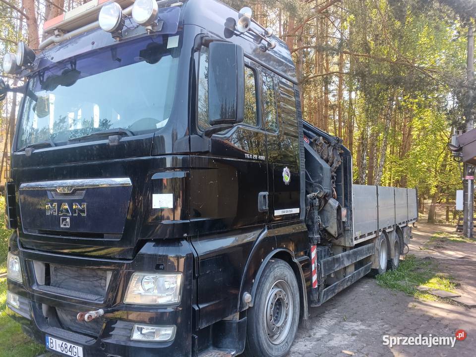 Man TGX z hdsem hmf 12 ton 6x2 2007 Dąb Polski