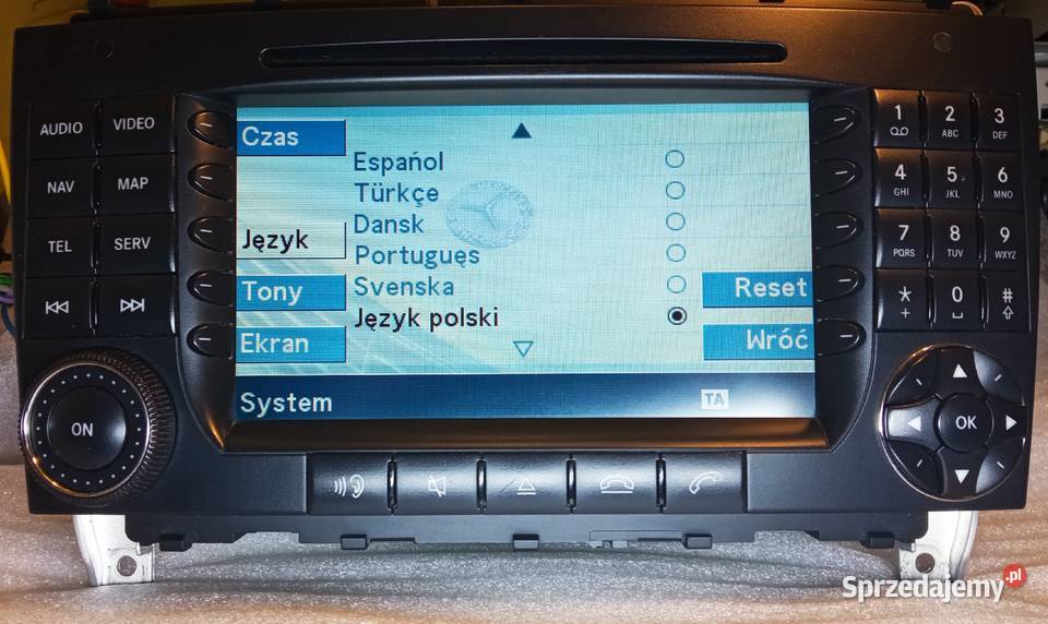 Radio Nawigacja MENU W169 W245 Sprinter Comand wielkopolskie Konin