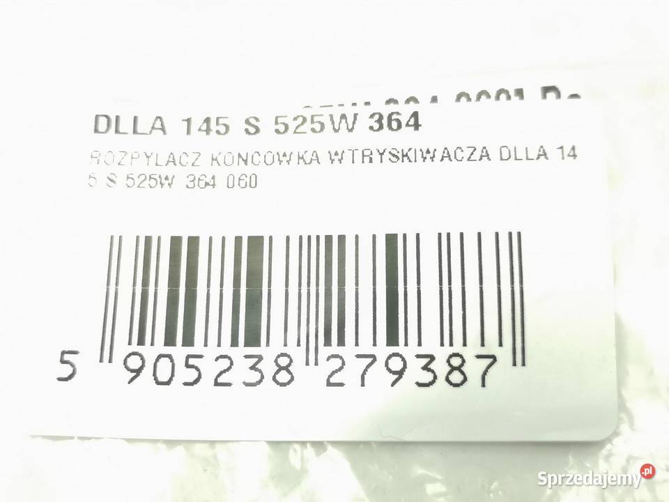 ROZPYLACZ KOŃCÓWKA WTRYSKIWACZA DLLA 145 S 525W